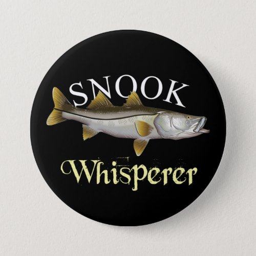 Snook Whisperer Dark Button