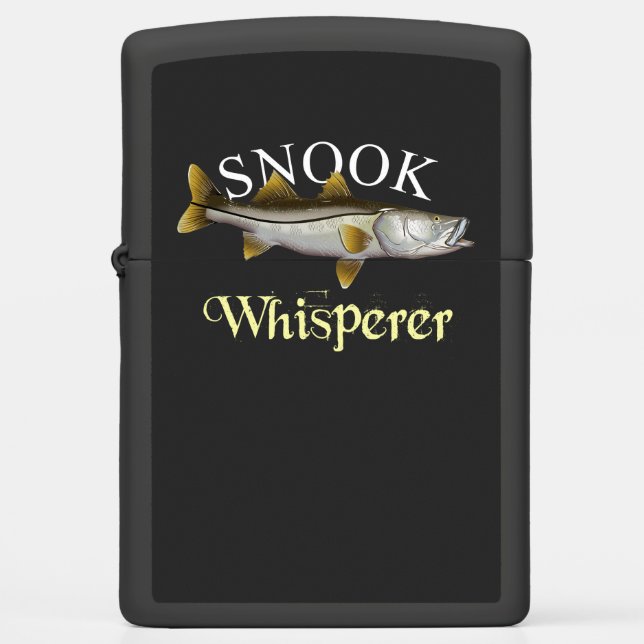Snook Whisperer Dark Zippo Lighter (Front)