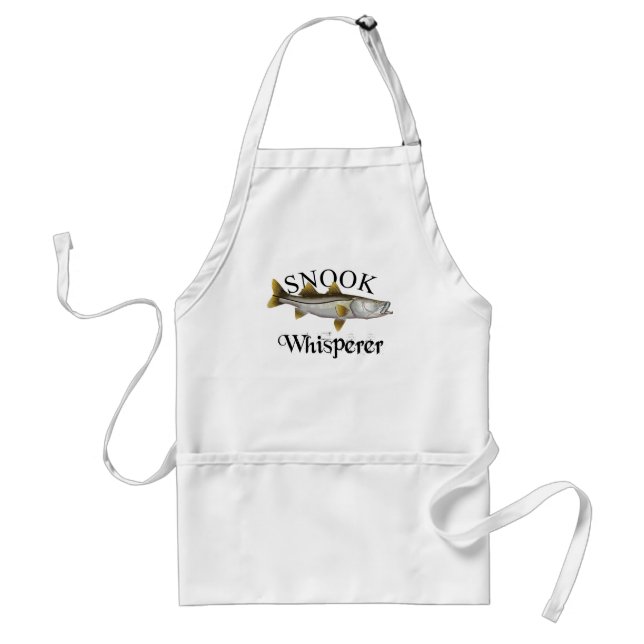 Snook Whisperer Light Adult Apron (Front)