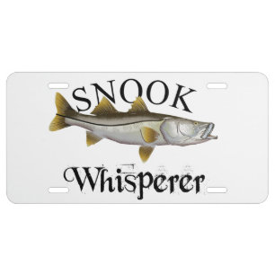 Snook Whisperer Light License Plate