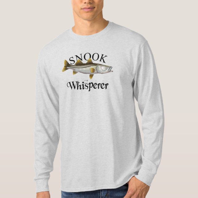 Snook Whisperer Light Long Sleeve T-Shirt (Front)