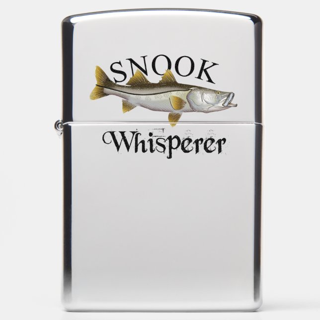 Snook Whisperer Zippo Lighter (Front)