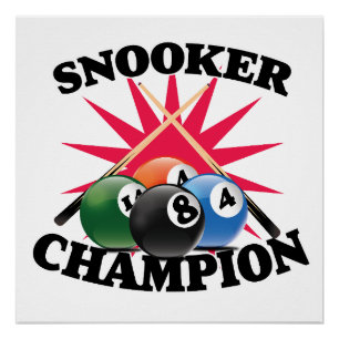 Snooker Champion Poster