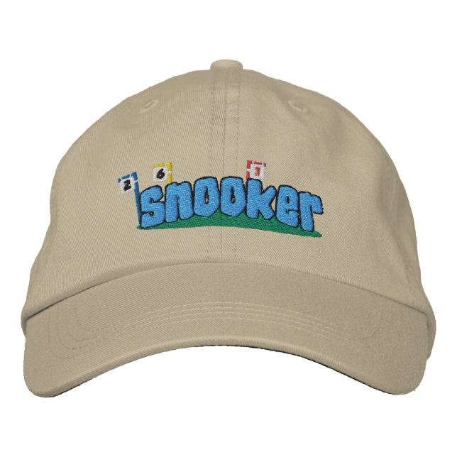 Snooker Embroidered Hat (Front)