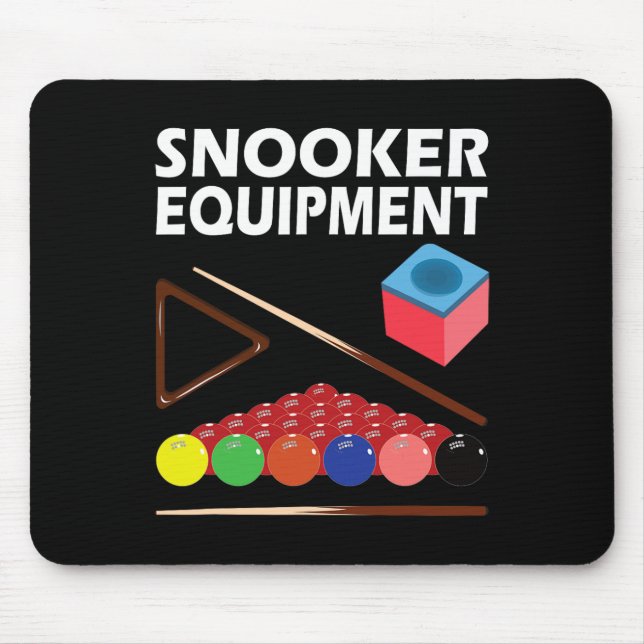 Snooker Equipment Billiards Jerseys For Men 8 Ll P Mouse Pad (Front)