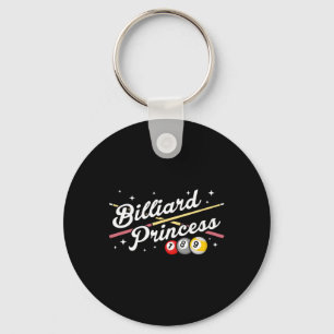 Snooker Game Billiard Princess Pool Players Billia Keychain