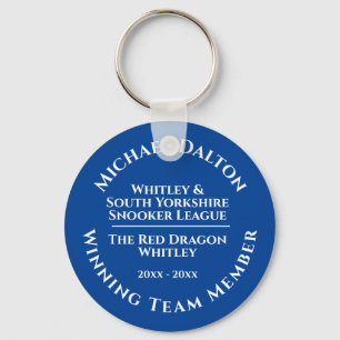 Snooker League Trophy Keychain