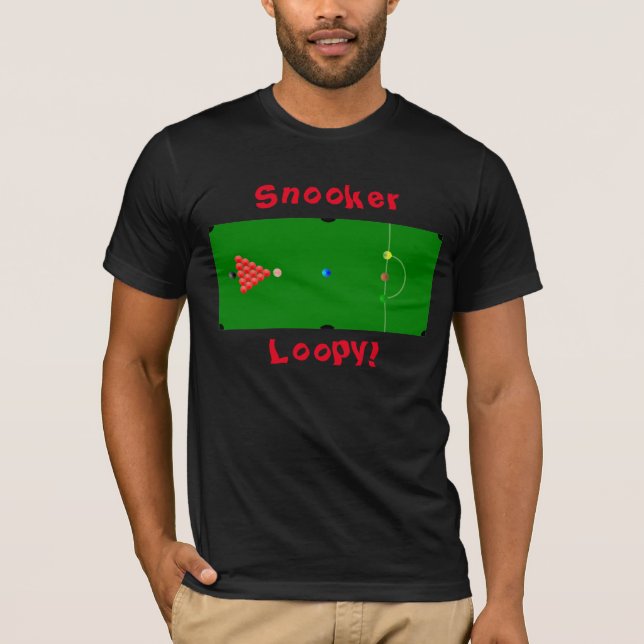 Snooker Loopy Sports Design T-Shirt (Front)