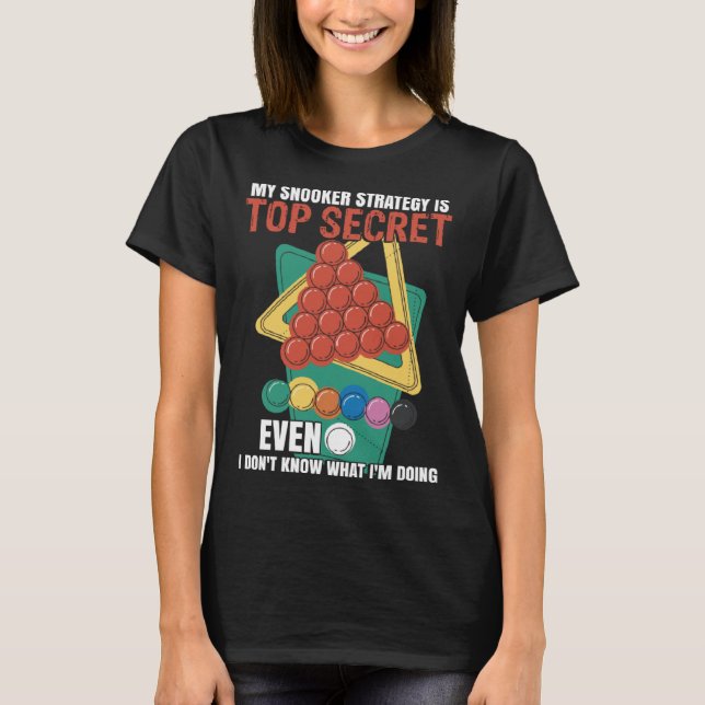 Snooker Player T-Shirt (Front)