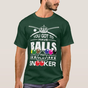 Snooker Players, Snooker balls T-Shirt