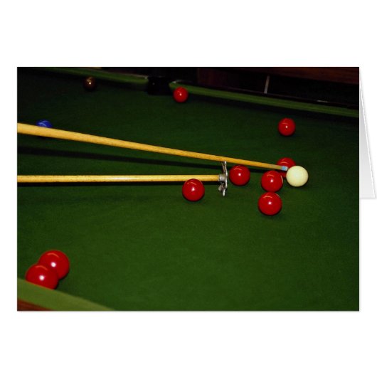 Snooker shot cards (Front Horizontal)