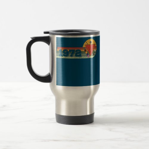 Snooker Snooker game Vintage born 1972 Birthday Travel Mug