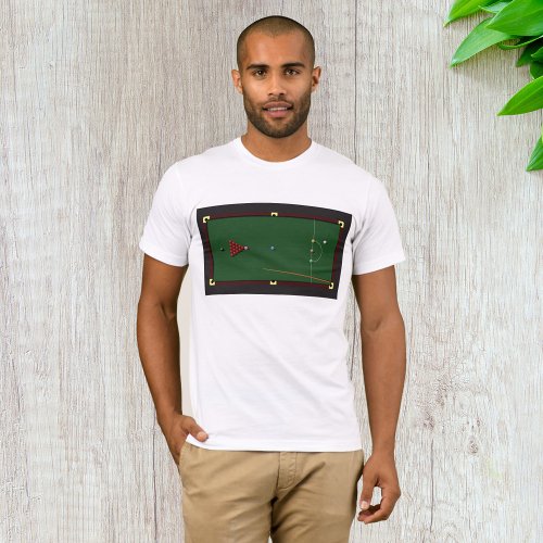 Snooker Table Mens T_Shirt