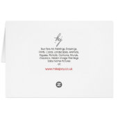 Snooky: 'At the bar' Cards (Back Horizontal)