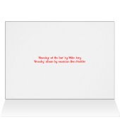 Snooky: 'At the bar' Cards (Inside Horizontal (Top))