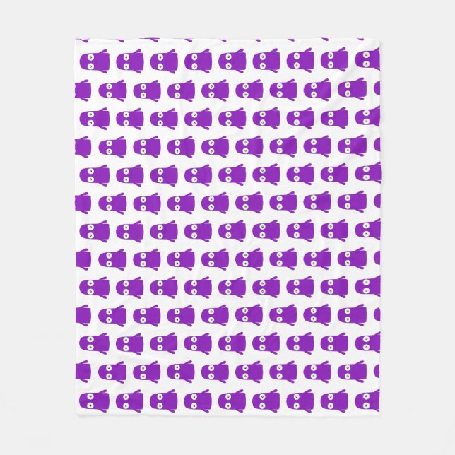 Snoomies Matte Wrapping Paper, 30" x 6' Fleece Blanket (Front)