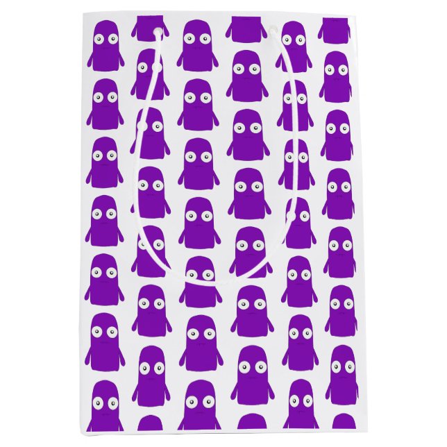 Snoomies Matte Wrapping Paper, 30" x 6' Medium Gift Bag (Front)