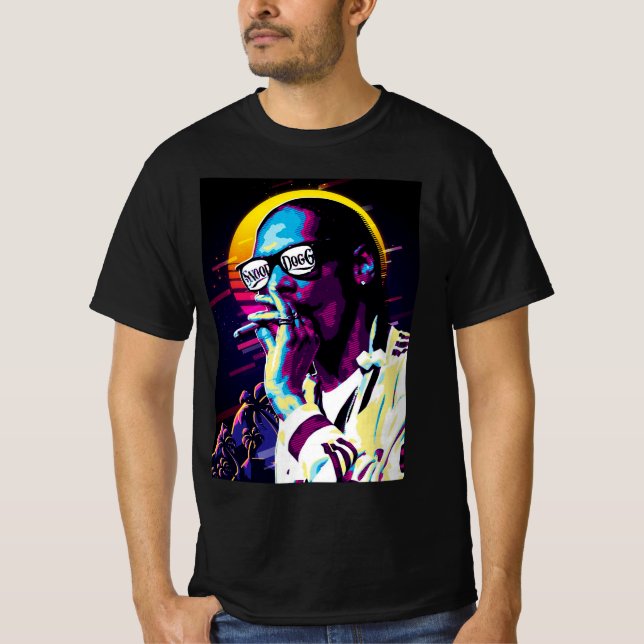 Snoop Dog Music retro T-Shirt (Front)