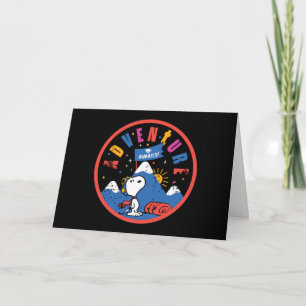 Snoopy Adventure Awaits Graduation Mountain Design Card
