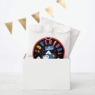 Snoopy Adventure Awaits Graduation Mountain Design Favor Bag