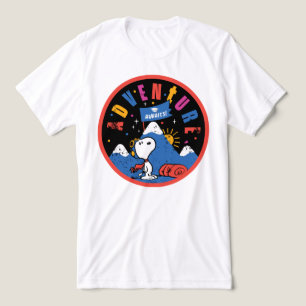 Snoopy Adventure Awaits Graduation Mountain Design Tri-Blend Shirt