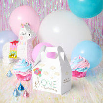 Snoopy and Balloons 1st Birthday Favor Boxes