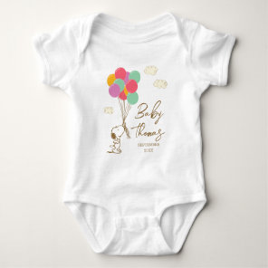 Snoopy and Balloons | Baby Coming Soon Bodysuit