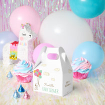 Snoopy and Balloons Baby Shower Banner Favor Boxes