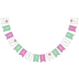 Snoopy and Balloons Baby Shower Bunting Flags