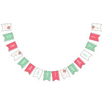 Snoopy and Balloons Baby Shower Bunting Flags