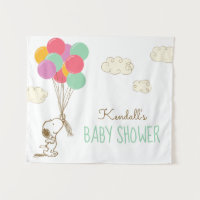 Snoopy and Balloons Baby Shower