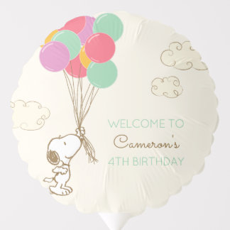 Snoopy and Balloons Birthday