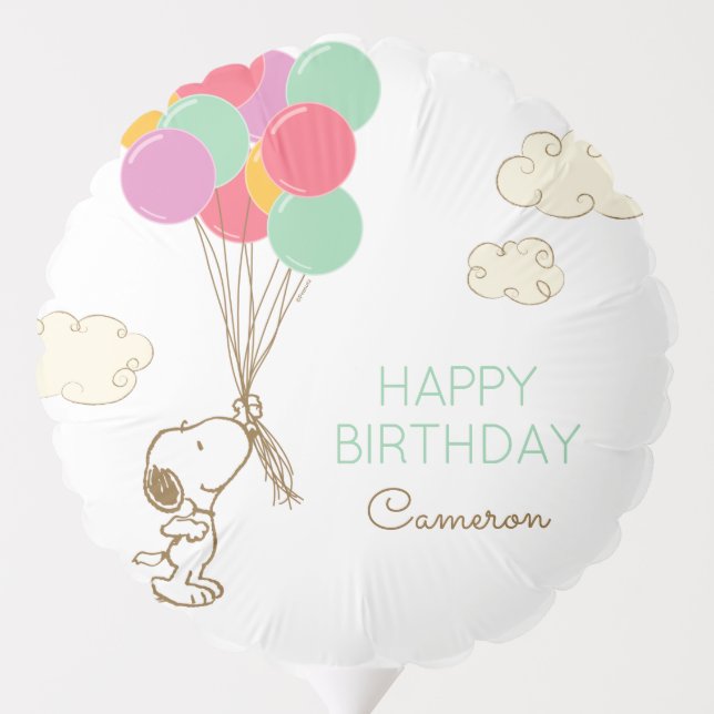 Snoopy and Balloons Birthday (Back)
