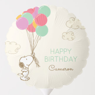 Snoopy and Balloons Birthday