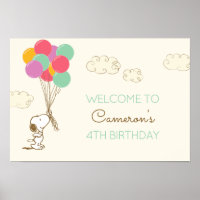 Snoopy and Balloons Birthday