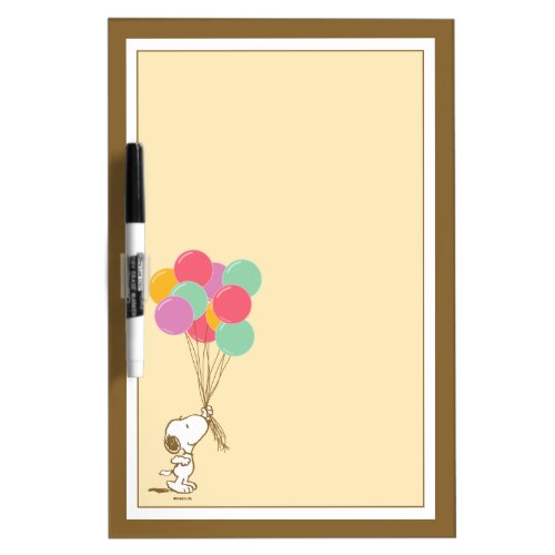 Snoopy and Balloons Dry Erase Board