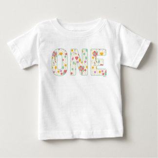 Snoopy and Balloons First Birthday Baby T-Shirt