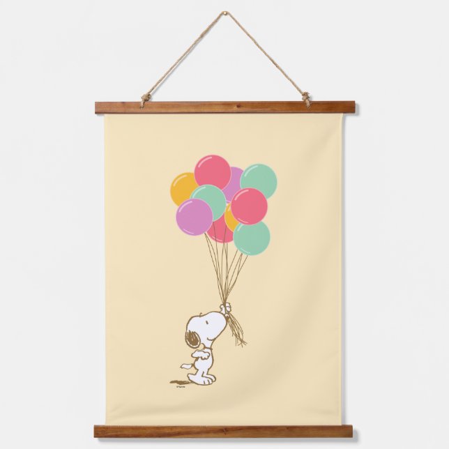 Snoopy and Balloons Hanging Tapestry (Front)