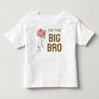 Snoopy and Balloons | I'm The Big Brother Toddler T-shirt