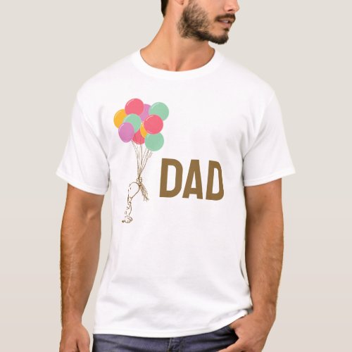 Snoopy and Balloons  Im The Dad T_Shirt