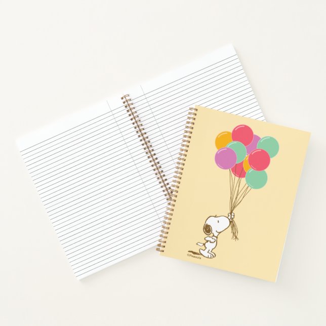 Snoopy and Balloons Notebook (Inside)