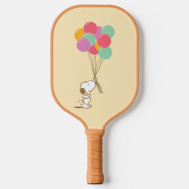 Snoopy and Balloons Pickleball Paddle (Front)