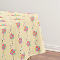 Snoopy and Balloons Tablecloth