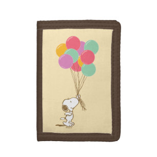 Snoopy and Balloons Trifold Wallet