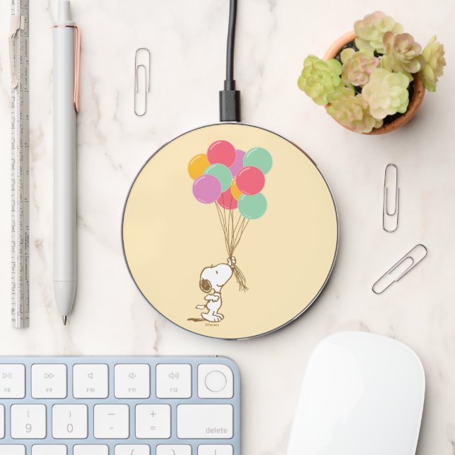Snoopy and Balloons Wireless Charger (Desk)