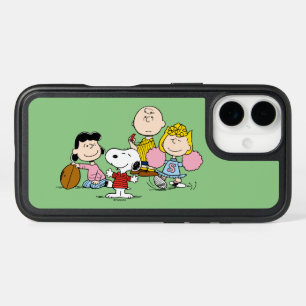 Snoopy and the Gang Play Football iPhone 16 Case
