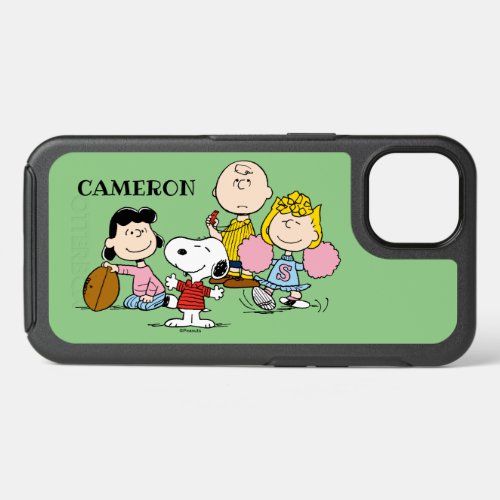 Snoopy and the Gang Play Football iPhone 13 Case