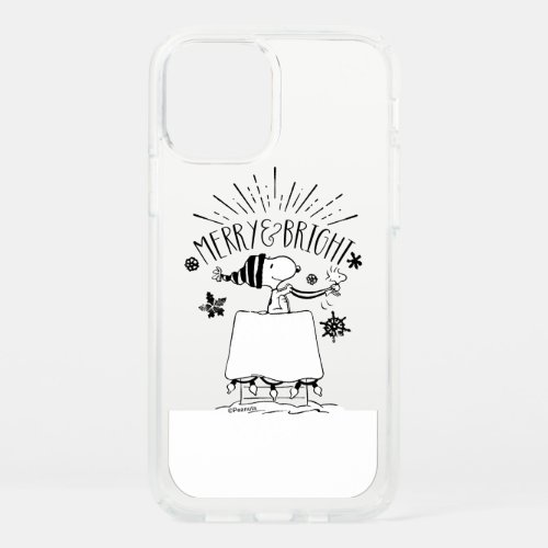 Snoopy and Woodstock _ Merry  Bright Speck iPhone 12 Case