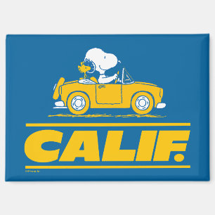 Snoopy and Woodstock’s California Road Trip Magnet