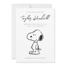 Snoopy Baby Announcement
